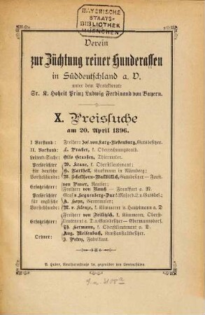 Preis-Suche. 10. 1896, 20. Apr.