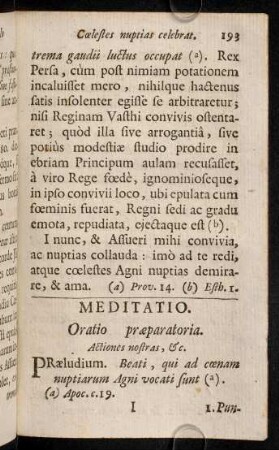 193-198b, Meditatio.