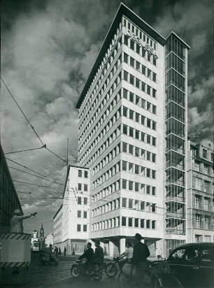 Degussa Hochhaus - Degussa Mainbau, Frankfurt am Main, 1952-1953