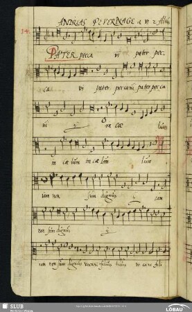 14 Andreas Pevernage: Pater peccavi in caelum