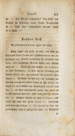 Sechstes Buch. Begebenheiten von 1496 bis 1500