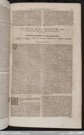 In Acta Apostolorum Catholica Expositio Ecclesiastica