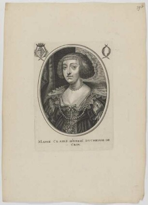 Bildnis der Marie Claire d'Vreé de Croy