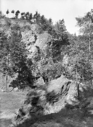Seiffen, Erzgebirgskreis, Binge der Grube Geyerin
