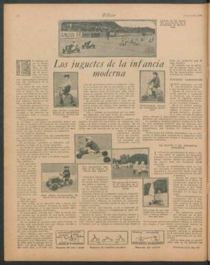 Los juguetes de la infancia moderna
