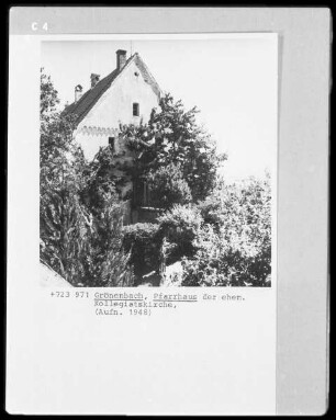 Pfarrhaus der Katholische Pfarrkirche Sankt Philipp und Jakob, ehem. Kollegiatstiftkirche
