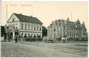 Wurzen. Bahnhofsstraße