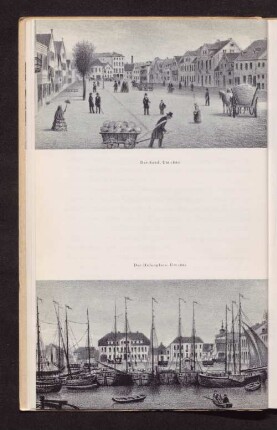 Der Hafenplatz. Um 1860