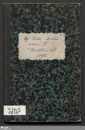 Statuten des Militär-Vereins I. zu Waldheim