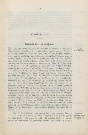Einleitung. Ueberblick über das Berichtsjahr