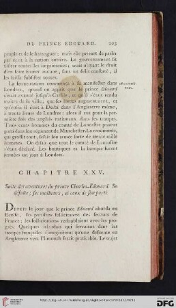 Chapitre XXV