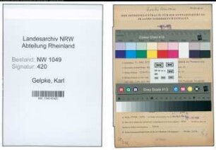 Entnazifizierung Karl Gelpke , geb. 01.06.1897 (Haendler)