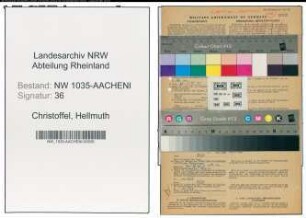 Entnazifizierung Hellmuth Christoffel , geb. 16.01.1905 (Kaufmaennischer Angestellter)