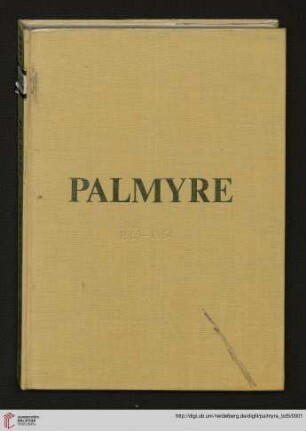 Band 5: Palmyre: fouilles polonaises: Fouilles polonaises 1963 et 1964