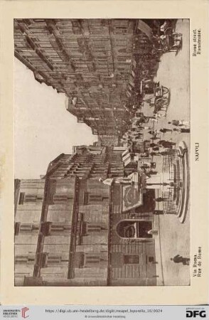 Napoli – Via Roma. – Rue de Rome. – Rome street. – Romstrasse.
