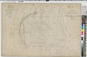 Beringhausen (Marsberg), Separation von Beringhausen, Bl.1 Brouillonkarte I Flur 11