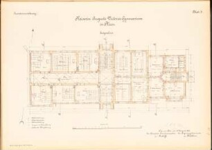 Kaiserin-Auguste-Viktoria-Gymnasium, Plön: Grundriss KG 1:100