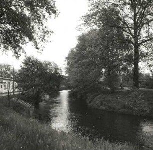 Cottbus. Hammerstrom. Blick nach Nordost in Richtung Merzdorf