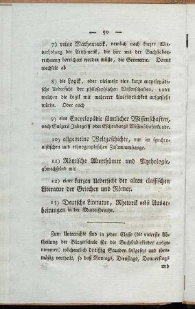 7) reine Mathematik [...]