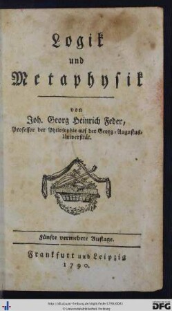 Logik und Metaphysik