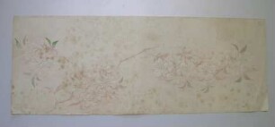 Papierbögen mit Kirschblütenzweigen