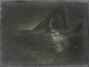 "The Sphinx from Giza, Egypt, Midnight"