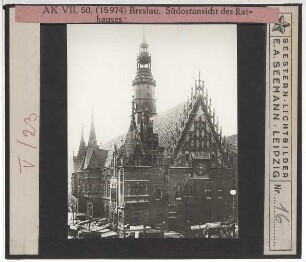 Breslau, Rathaus : Außenansicht