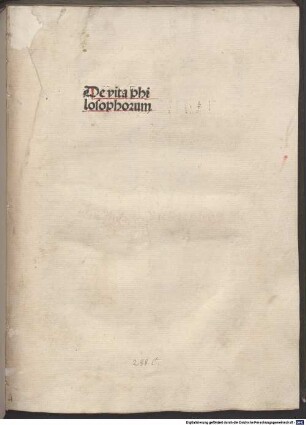 De vita et moribus philosophorum