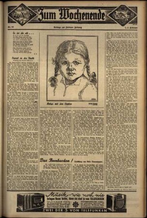 Zweite Ausgabe vom Sonntag, den 02. Februar 1936.