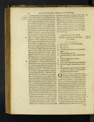 [Observatio LXXV. - CLV.]