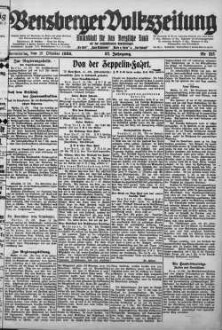 Bensberger Volkszeitung. 1907-1929