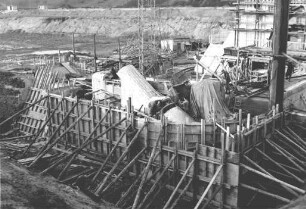 Kraftwerk Ottendorf/Main im Bau