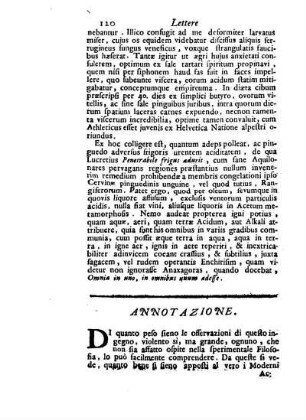 XIX.Annotazione alla detta Lettera