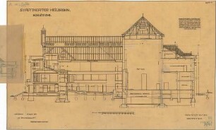 Fischer, Theodor; Heilbronn; Stadt-Theater - 1. Variante (Schnitt)