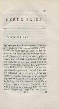 Derde brief