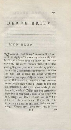 Derde brief