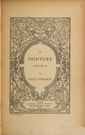 La peinture antique
