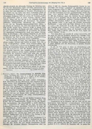 119-122 [Rezension] Moreau, Jacques, Die Christenverfolgung im Römischen Reich