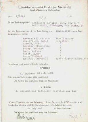 Heyland, Anneliese
