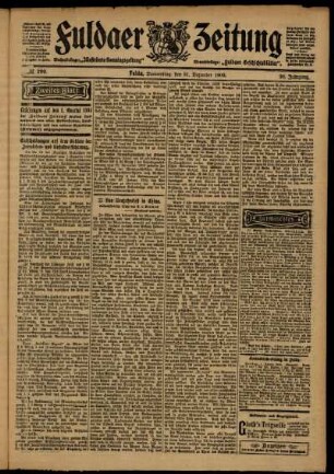 Zweite Ausgabe vom Donnerstag, den 31. Dezember 1903.