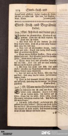 Sterb- Leich- und Begräbnüß-Lieder.