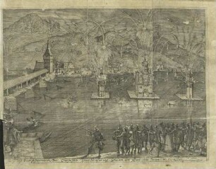 Triumphfeuerwerk auf dem Neckar vom 9. Juni 1613