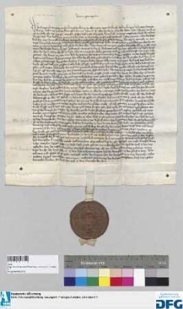 Das Landgericht des Burggraftums Nürnberg stellt ein Vidimus aus von der Urkunde des Königs Sigismund d.d. 8. November 1414.