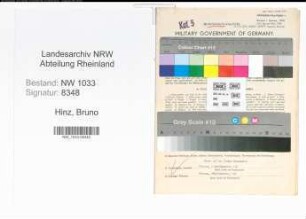 Entnazifizierung Bruno Hinz , geb. 22.03.1898 (Polizeimeister)