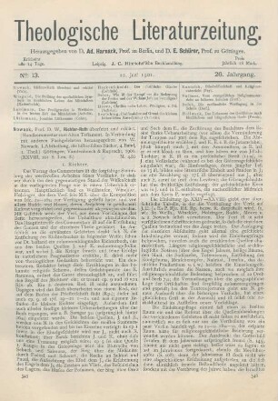 345-349 [Rezension] Nowack, Wilhelm, Richter-Ruth übersetzt und erklärt. (Handkommentar zum Alten Testament. In Verbindung mit anderen Fachgelehrten herausgegeben von W. Nowack. I. Abtheilung, Die historischen Bücher, 4. Band, 1. Theil.)