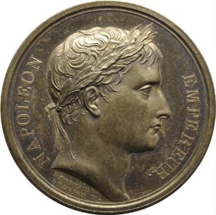 Kaiser Napoleon I. - Wiedereinrichtung der Medaillenprägeanstalt in Paris