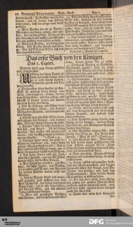 Das erste Buch von den Königen.