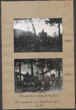Deutsche Schwere Artillerie bei St. Mihiel