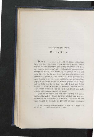 Dreiundzwanzigstes Kapitel. Versailles