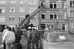Brand im Wohnhaus Kapellenstraße 62 infolge Explosion zweier Propangasflaschen
